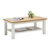 SOFFBORD KORSIKA -EXKLUSIV- - vit/ekfärgad, Romantik / Lanthus, trämaterial (110/45/60cm) - Mömax