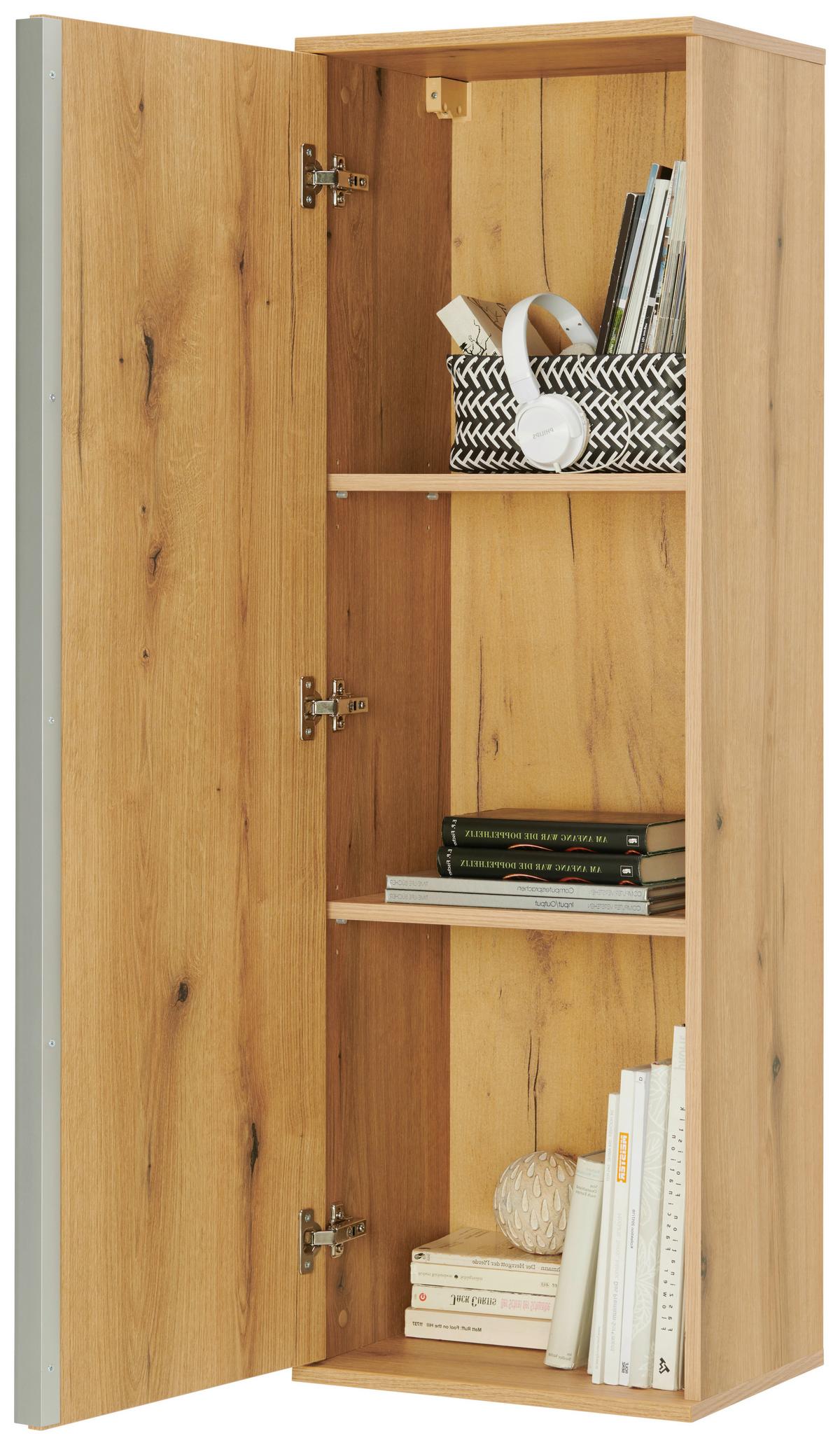 Viseča Omara Power, Barva Hrasta - barve hrasta, Moderno, leseni material (42,2/129,8/32cm) - Mömax