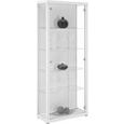 Vitrina Space - aluminij/bela, umetna masa/steklo (70/178/30cm) - Mömax modern living Vitrina Space - aluminij/bela, umetna masa/steklo (70/178/30cm) - Mömax modern living