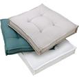 Boxkissen Solid, ca. 40x40x5cm - Dunkelgrün, Textil (40/40/5cm) - MÖMAX modern living