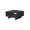 COUCHTISCH HOLA COFFEE TABLE - Anthrazit, Design, Holzwerkstoff (60/60/32cm) - Livetastic