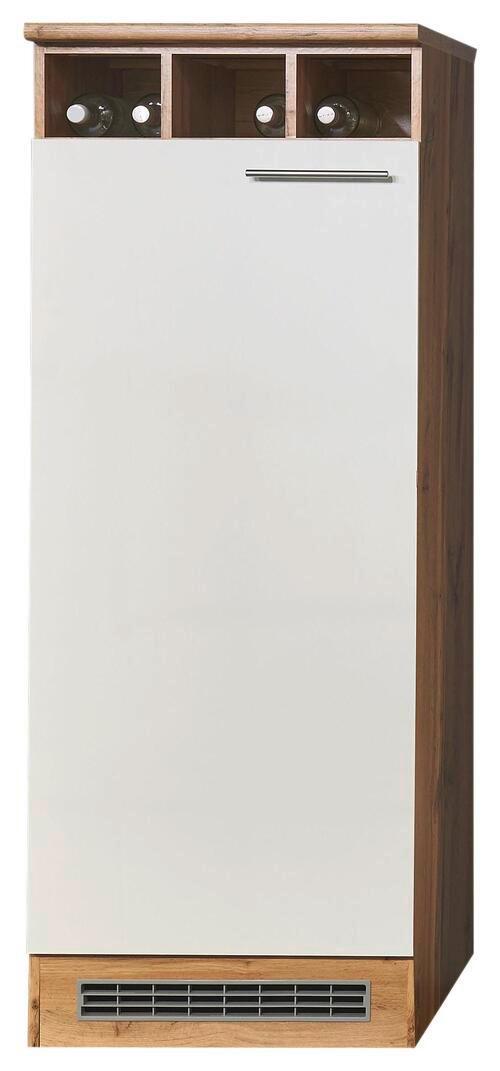 Omara Za Vgradnjo Hladilnika Madeira, Bela, Hrast - srebrne barve/barve hrasta, Konvencionalno, kovina/leseni material (60/158/60cm) - Xora