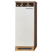 Omara Za Vgradnjo Hladilnika Madeira, Bela, Hrast - srebrne barve/barve hrasta, Konvencionalno, kovina/leseni material (60/158/60cm) - Xora