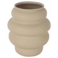 Vase Jolie Beige - Beige, Metall (18,5/22cm) - Mömax