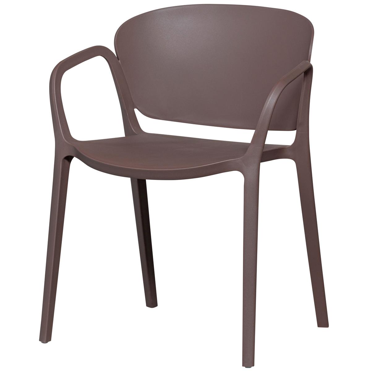 Gartenstuhl-Set Bent 2er-Set Braun - Braun, MODERN, Kunststoff (57/75/56cm) - Gardenson
