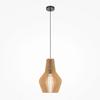 PENDELLEUCHTE ROOTS - Beige/Schwarz, Modern, Holz/Metall (30/57,5cm) - MAYTONI