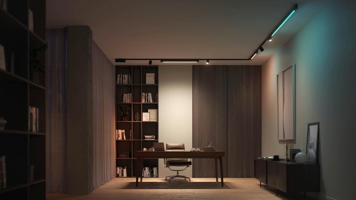 SYSTEM SZYNOWY 40780000 PERIFO PHILIPS - czarny, Design, metal (12.8/2.6/271.5cm) - Philips HUE