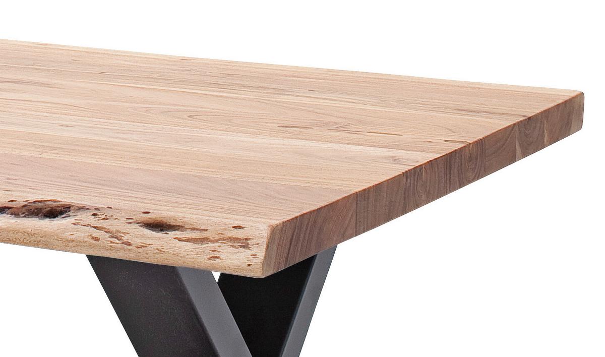 Couchtisch Cartagena Anthrazit/Ahornfarben - Anthrazit/Ahornfarben, MODERN, Holz/Metall (110/70/45cm) - Mömax