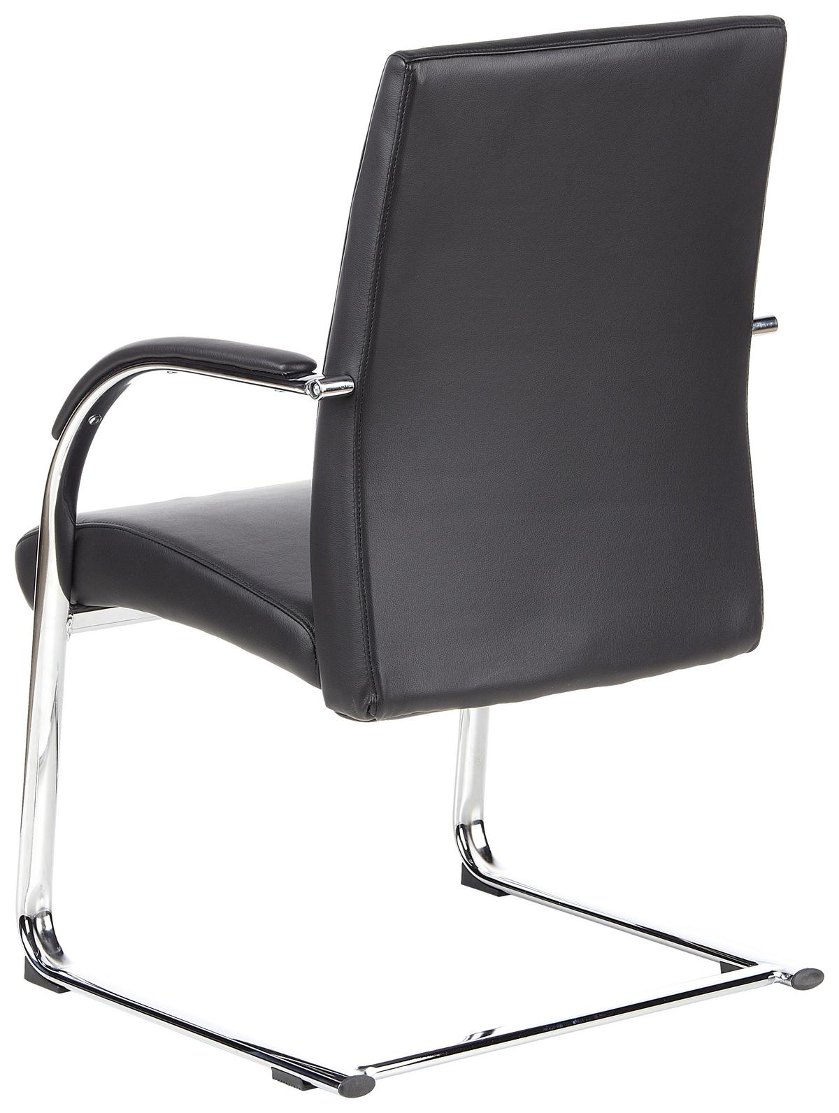 Konferenčni Stol Barolo V, Črna - črna, Moderno, kovina/tekstil (60/101/49cm) - MID.YOU