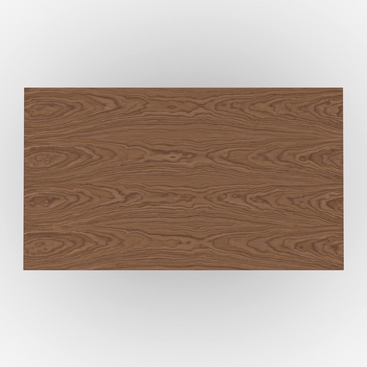 Esstisch Loca Holz/MDF Walnussfarben ca. 160x90x76 cm - Walnussfarben/Schwarz, MODERN, Holz/Holzwerkstoff (160/76/90cm) - Bessagi Home