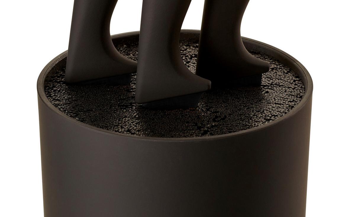 Késtartó Blokk Ew-Mb-0399 - fekete, Basics, műanyag (11/22cm) - Echtwerk