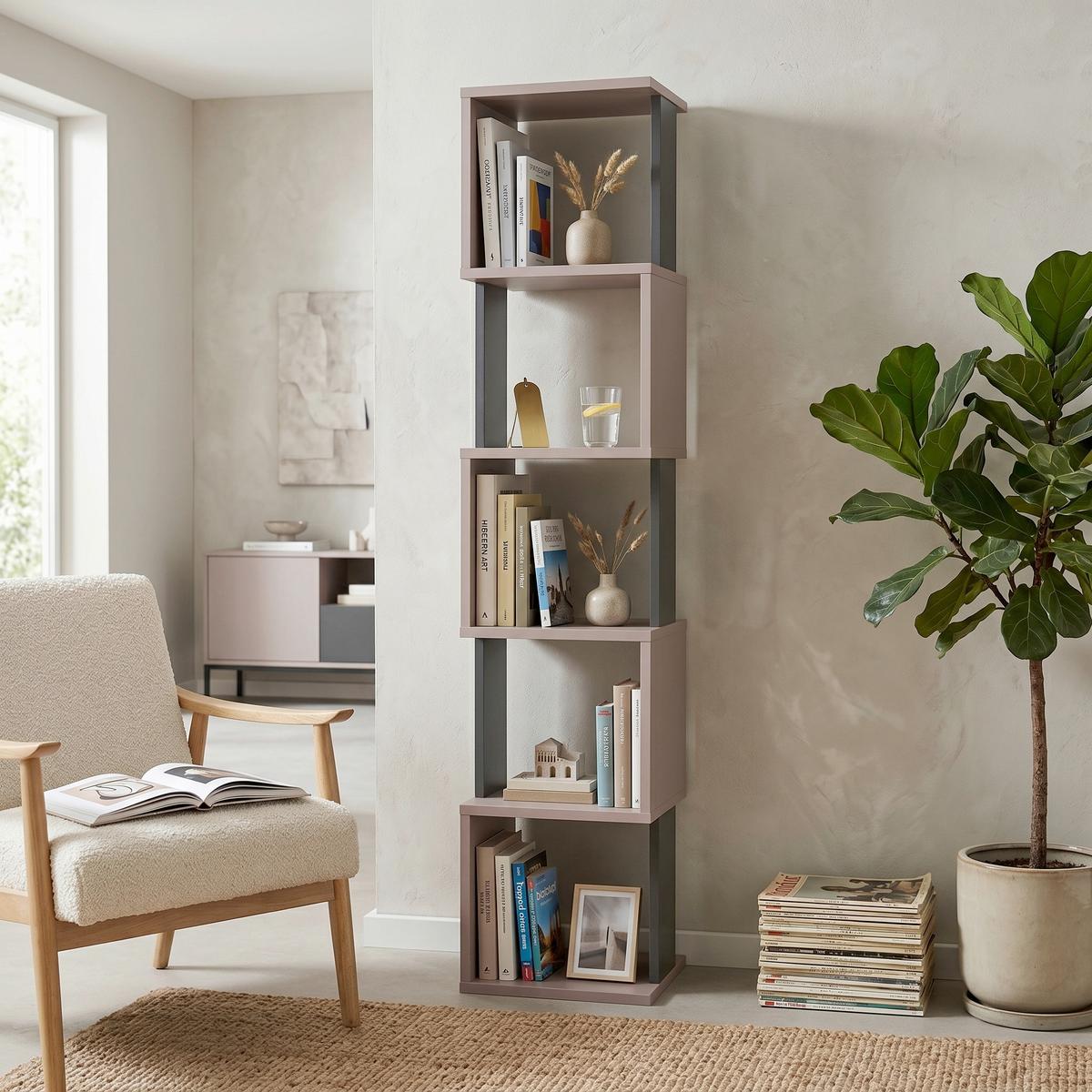 Bücherregal Piri ca. 35x161x30 cm Beige online kaufen ➤ mömax