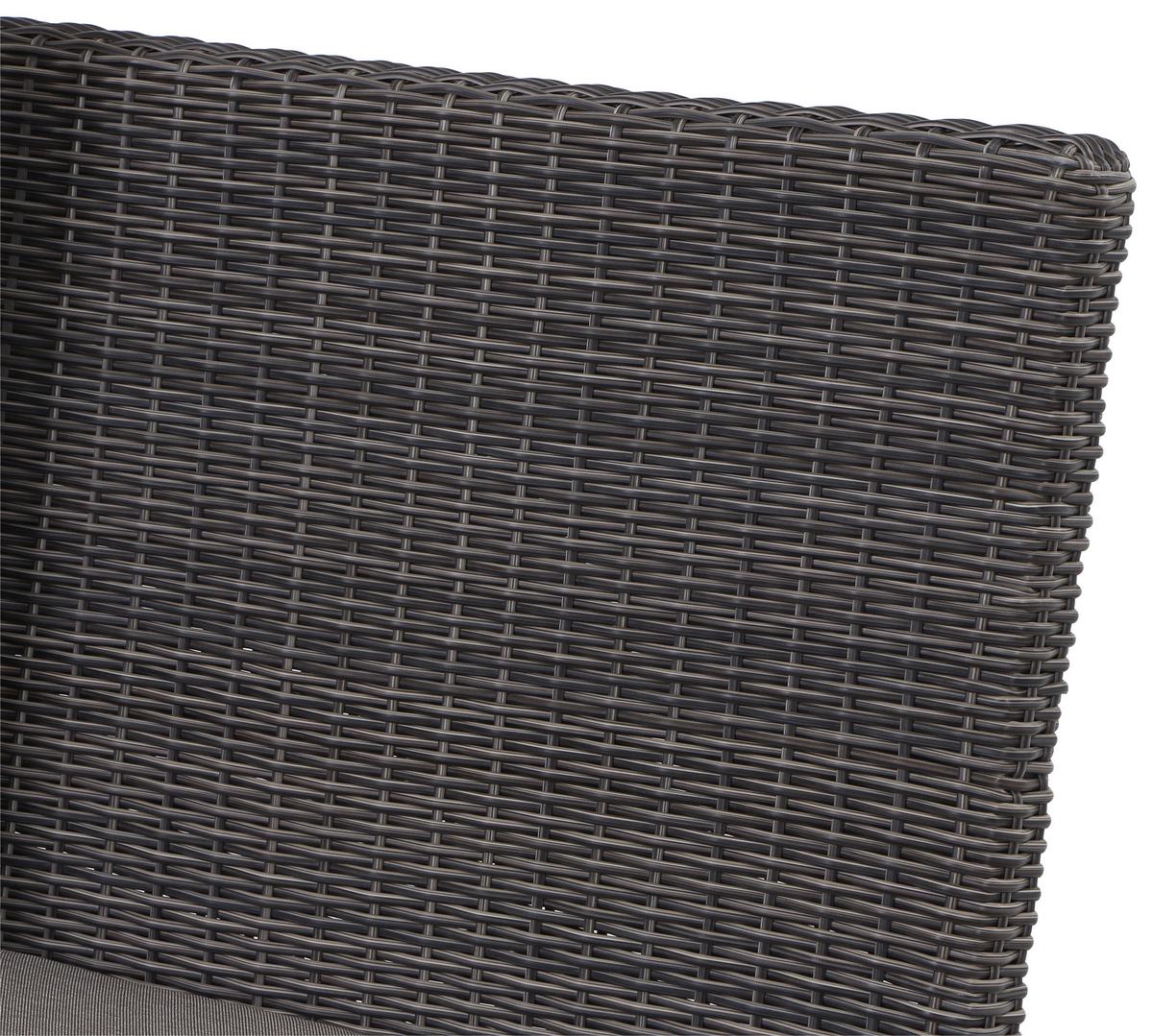 Loungegarnitur Corido Grau - Grau, Basics, Keramik/Kunststoff (83/103/160cm) - Siena Garden