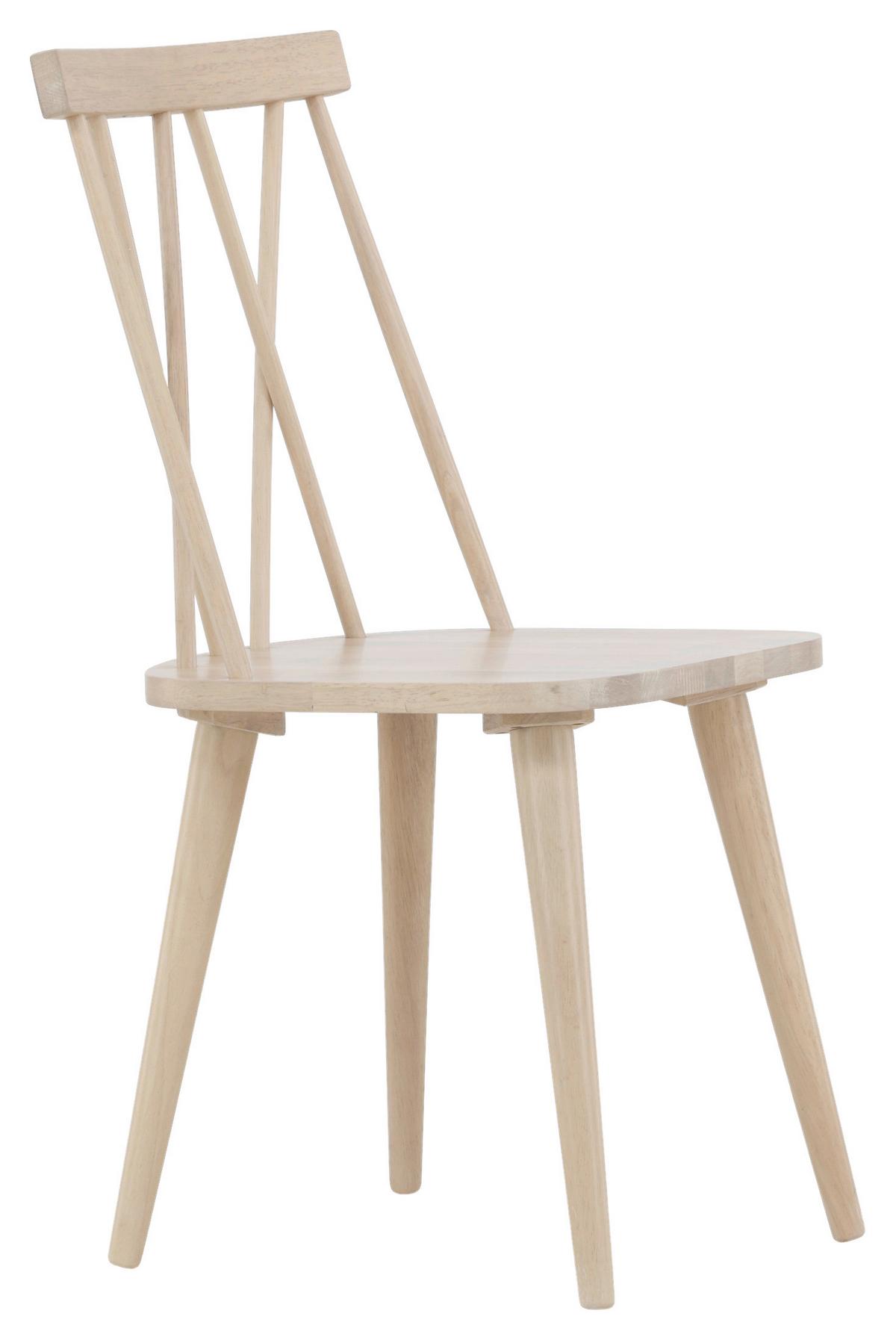 STUHL-SET MARIETTE - Weiß, Design, Holz (43/88/50cm) - Livetastic