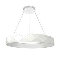 Hängeleuchte Lp-8069/1p Reus - Weiss, Design, Metall (60/100cm)
