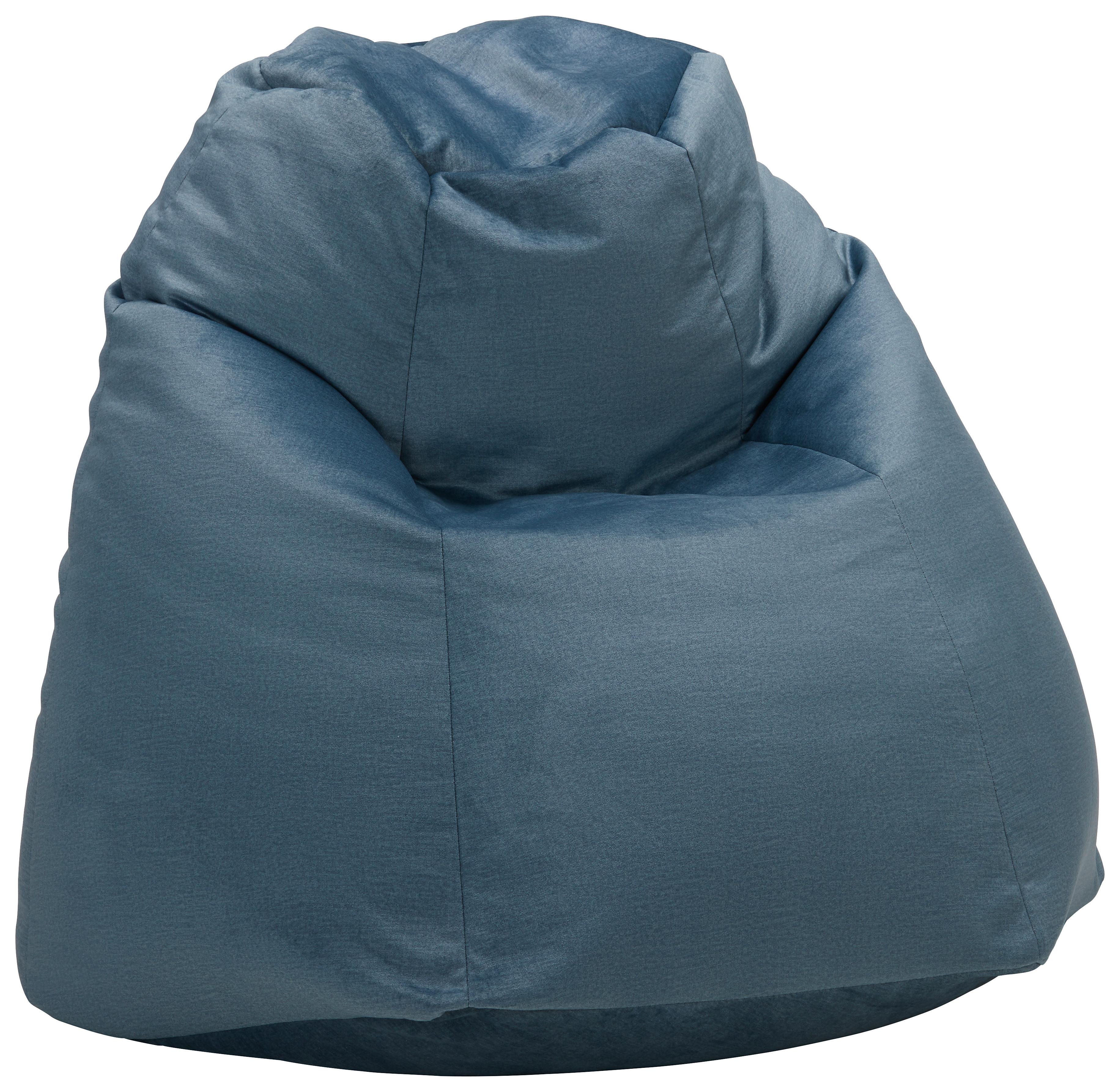 Ülőzsák Verona Samt - türkiz/kék, textil (90/105/90cm) - Best Price