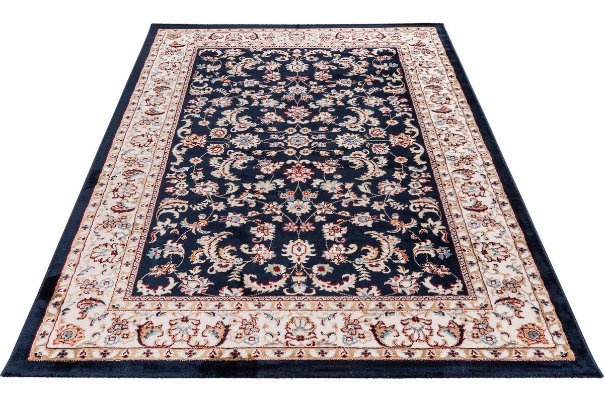 FLACHWEBETEPPICH MY ISFAHAN - Dunkelblau, Lifestyle, Textil (160/230cm) - Novel