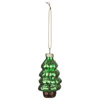 Christbaumanhänger Figures Braun/Grün - Braun/Grün, Glas (4,2/8,1cm) - Mömax