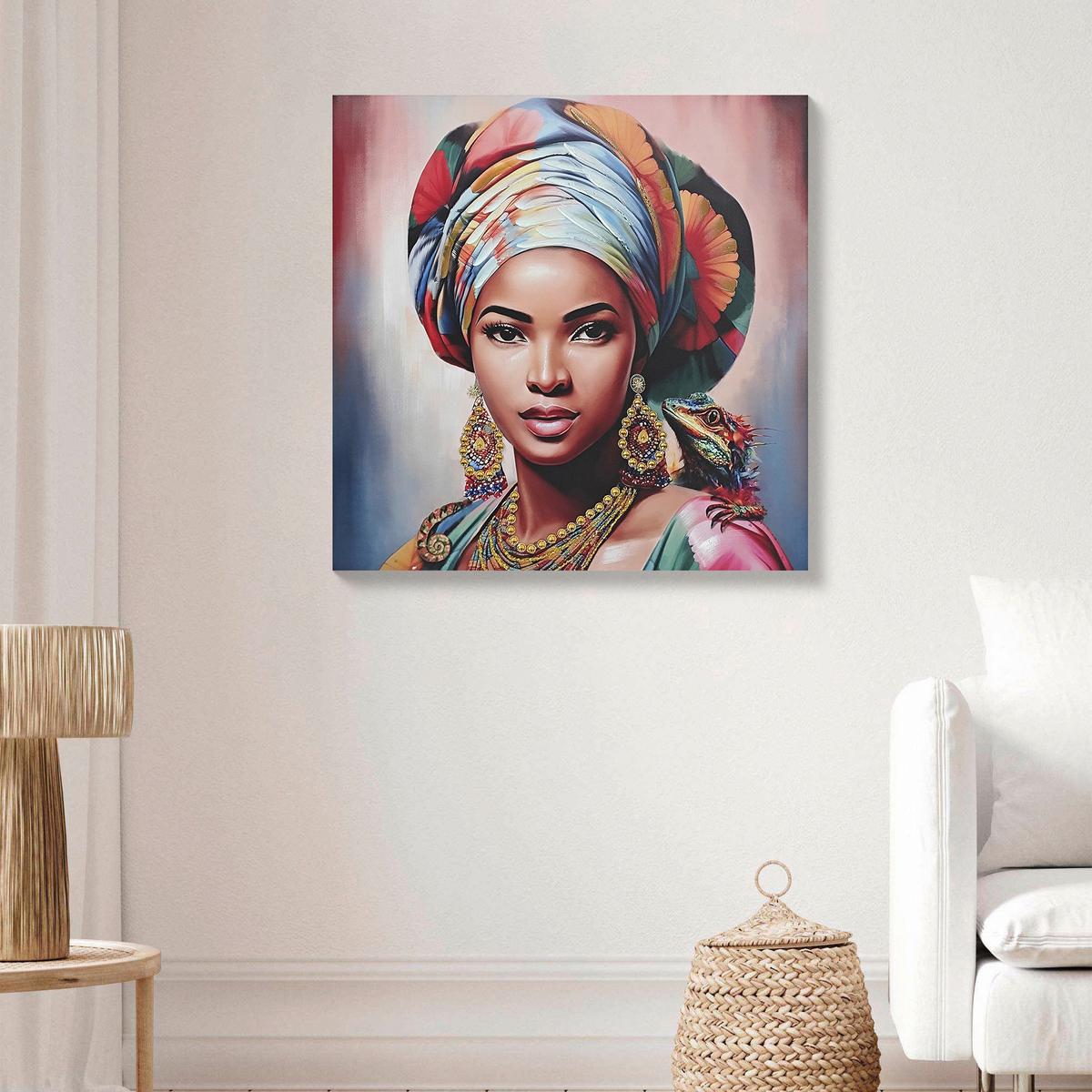 Tablou Farai cca. 100x100 cm - multicolor, Modern, lemn/textil (100/100/3cm) - Mömax