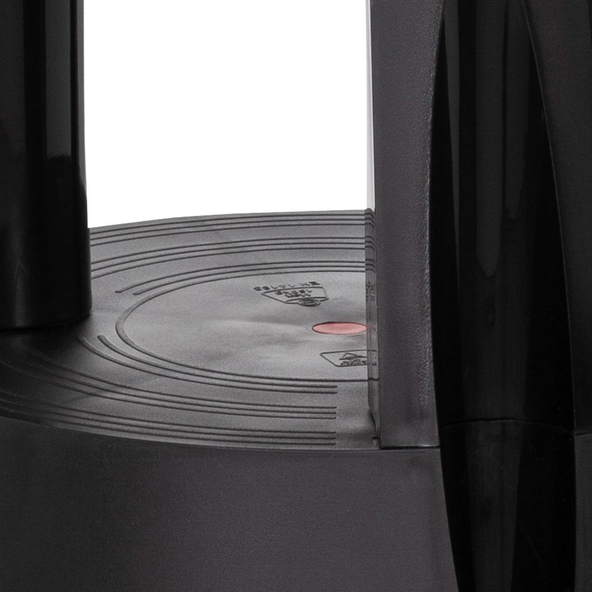 Pručka Tio-m I, Črna - črna, Moderno, umetna masa (48/43/48cm) - MID.YOU