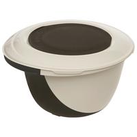 Set boluri Anne - alb/grafit, plastic (27/15cm) - Premium Living