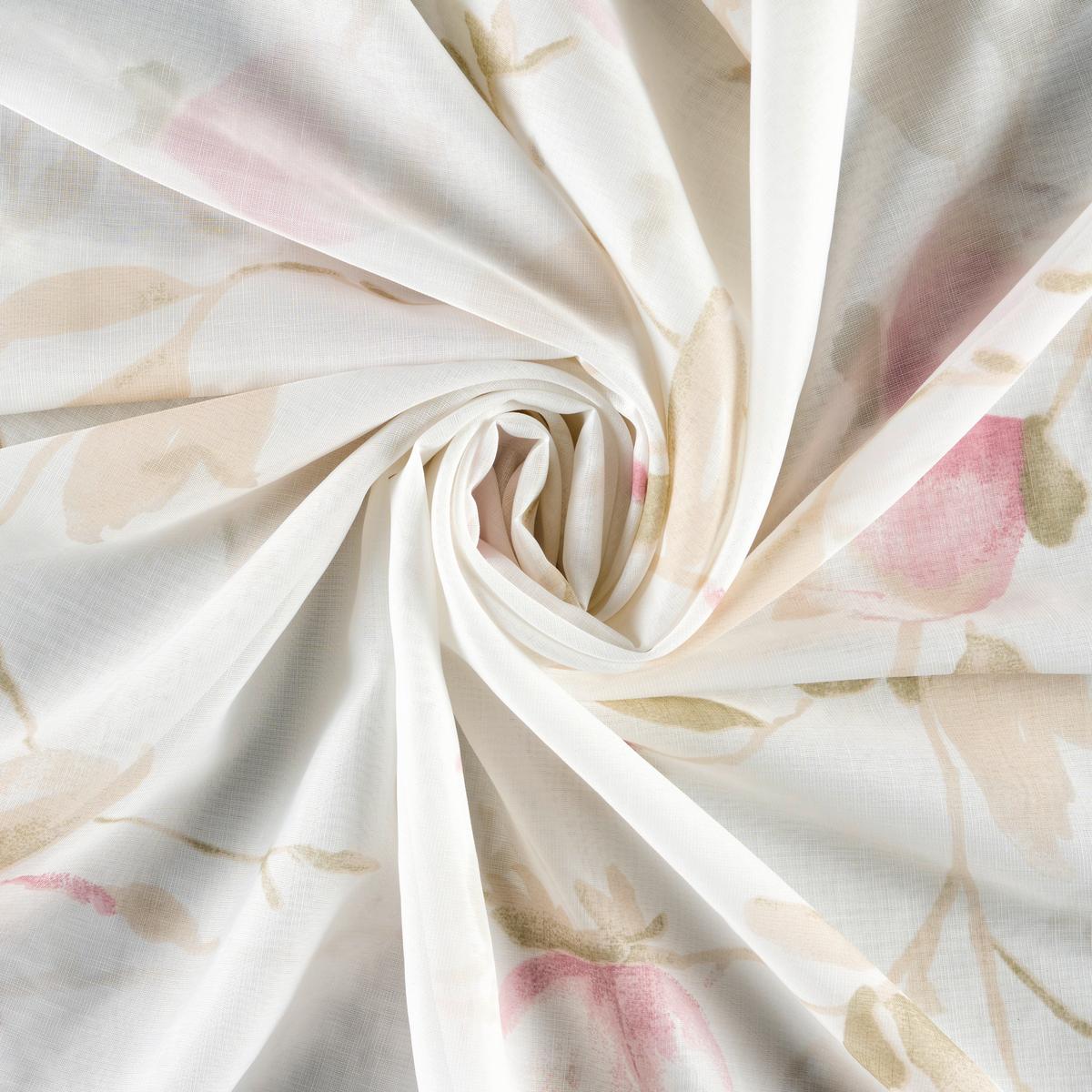 Készfüggöny Magnolia 135/245 - rózsaszín, textil (135/245cm) - Mömax