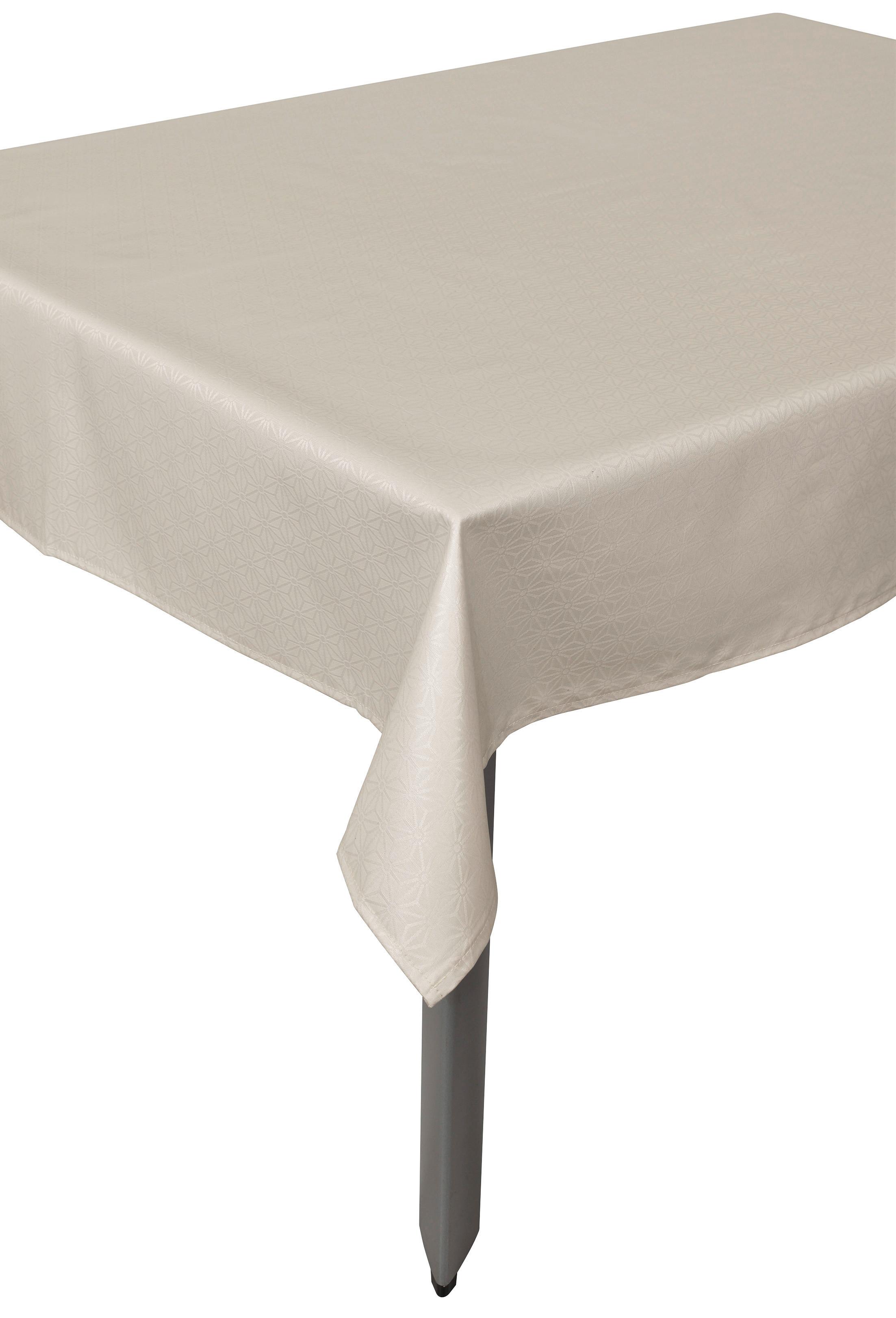 Tischdecke Gala Perle Greige ca. 140x340cm - Greige, Basics, Textil (140/340cm)