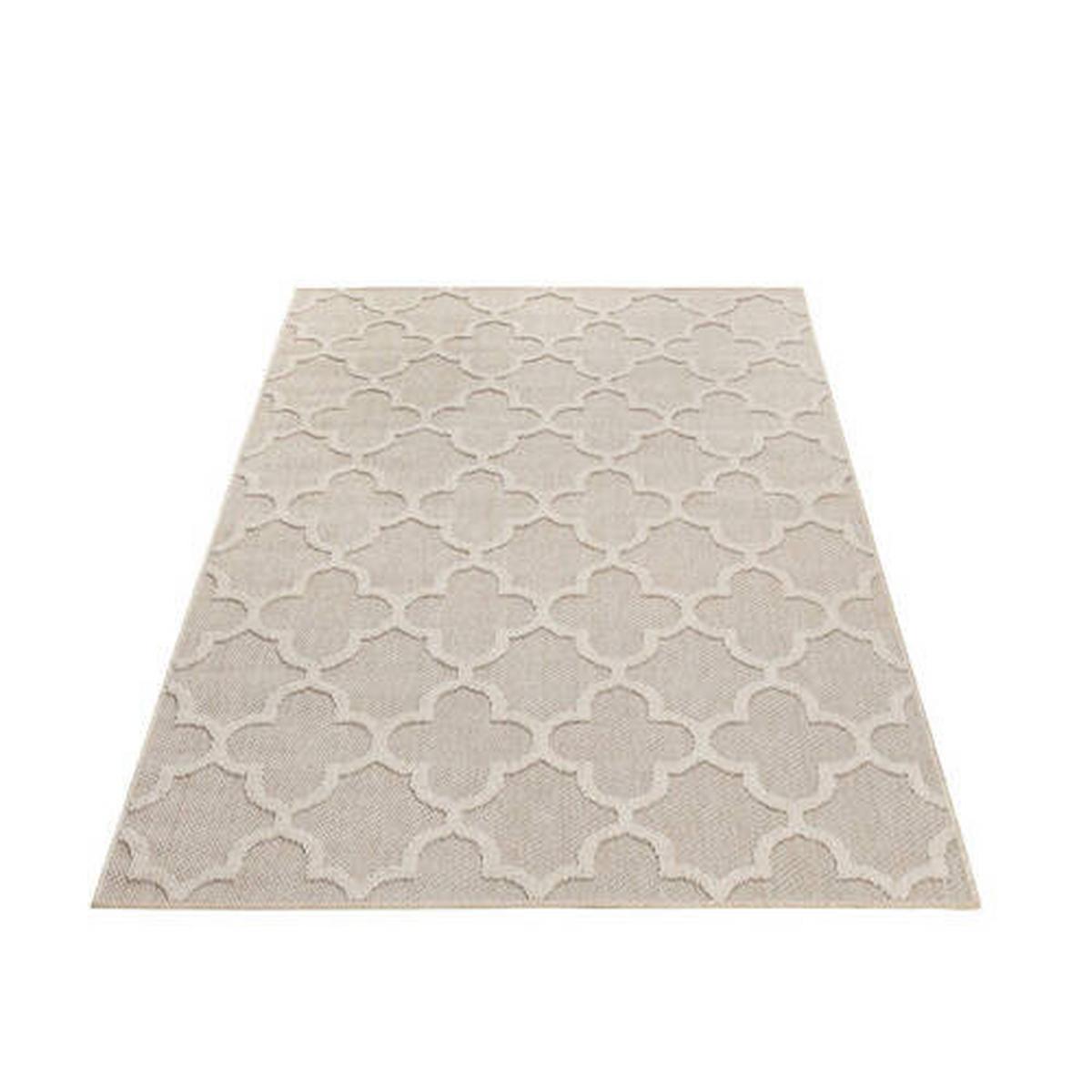 Outdoorteppich Patara Beige ca. 200x290cm - Beige, Design, Textil (200/290cm) - Novel