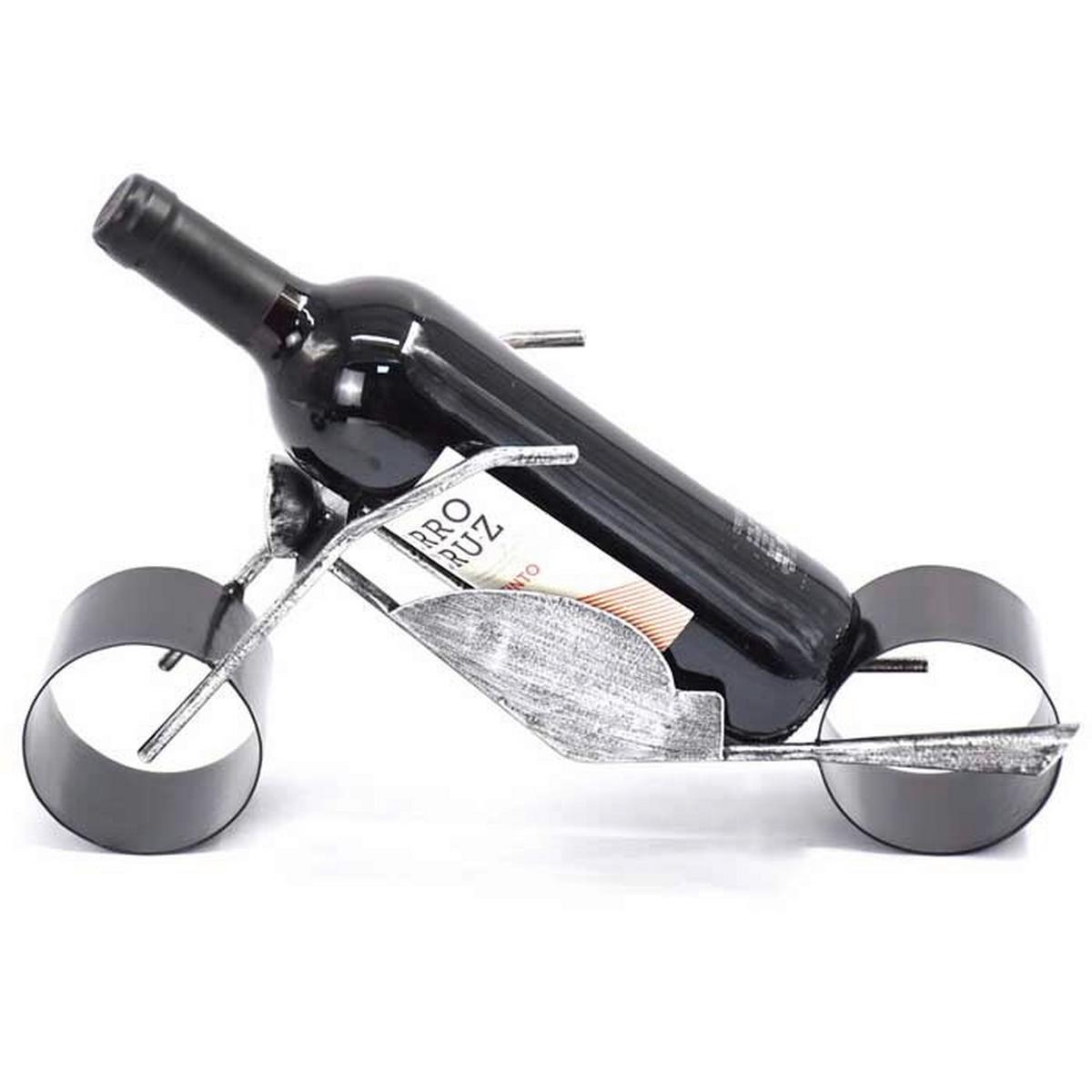 Bortartó Polc Chopper - bronzszínű/ezüstszínű, fém (36,5/11/16cm)