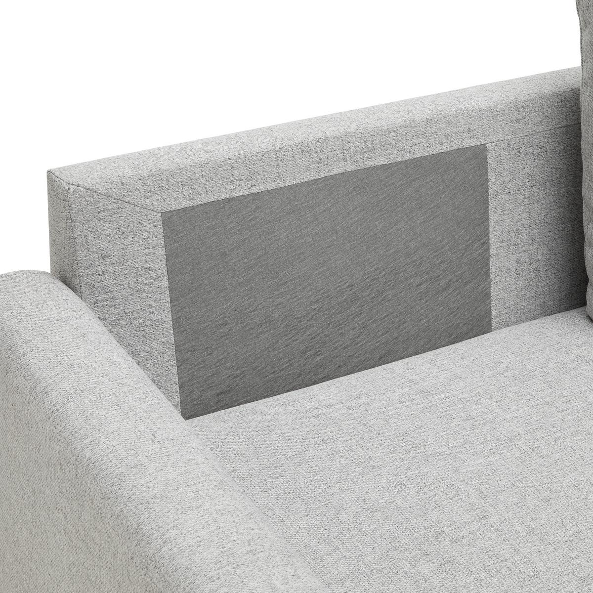 Canapea modulara VICTORIA - gri deschis/gri, Modern, lemn/metal (215/82/145cm) - Mömax