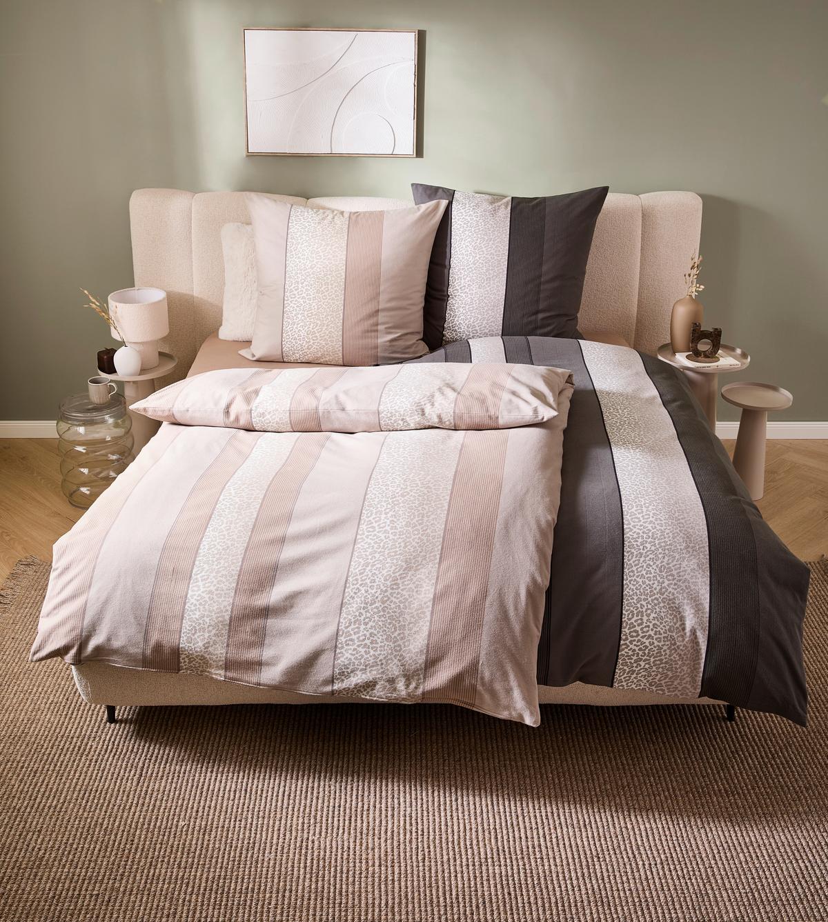 POŚCIEL LEO - antracytowy, tkanina (135/200cm) - Dieter Knoll