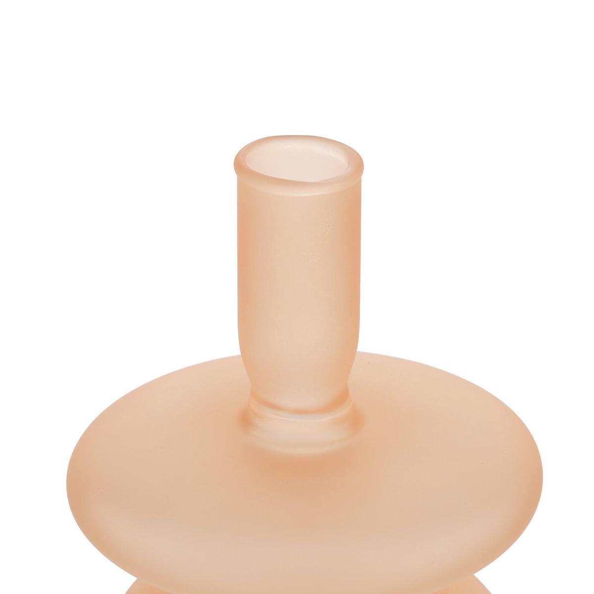Stabkerzenhalter Molume Pink - Pink, LIFESTYLE, Glas (10/12cm)