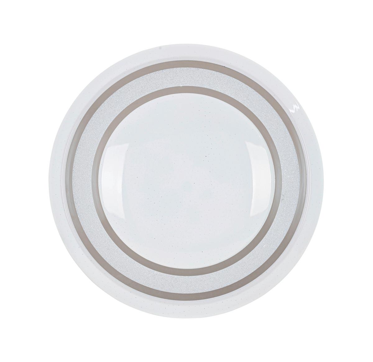Led Mennyezeti Lámpa Giesbert - króm/fehér, Modern, műanyag/fém (55/8cm) - Premium Living