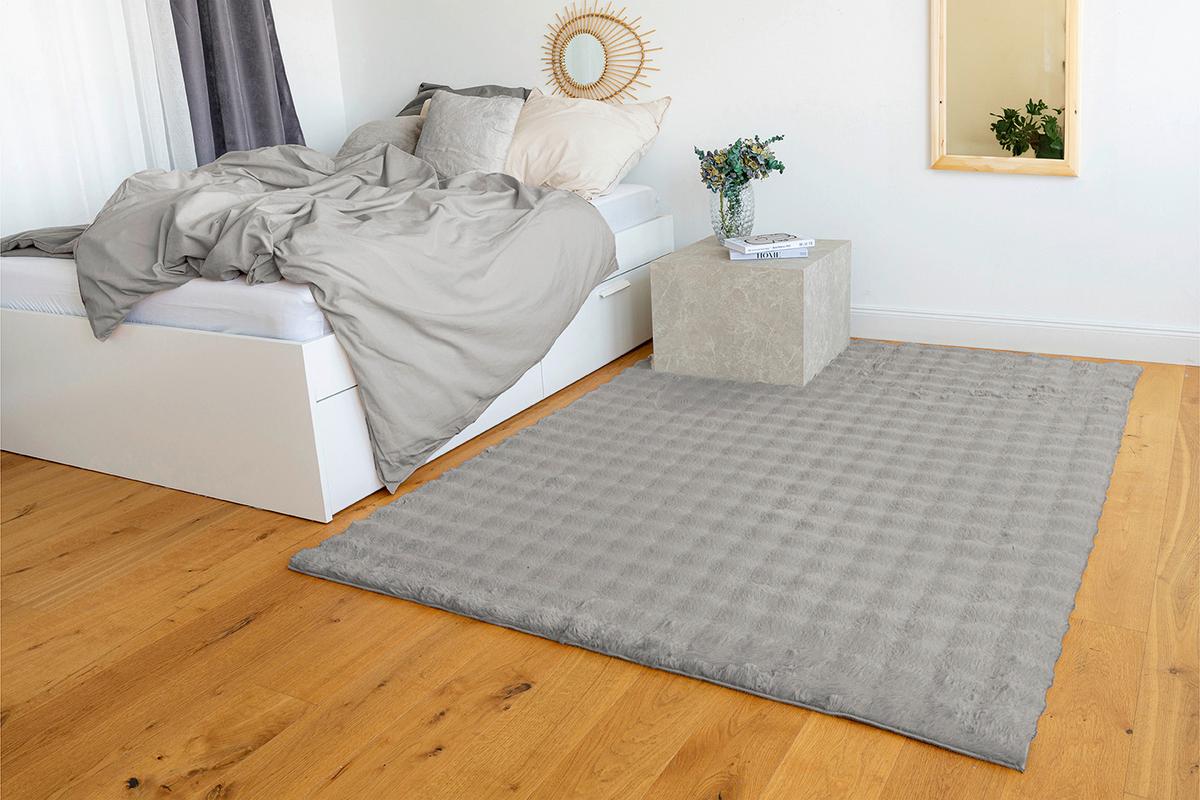 HOCHFLORTEPPICH HAILEY 125 GRAU 160 X 230 CM - gris, Basics, textile (160/230cm) - Kayoom