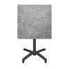 UTEBORD HEINO - antracit, Basics, metall/sten (70/70/75cm) - Mömax