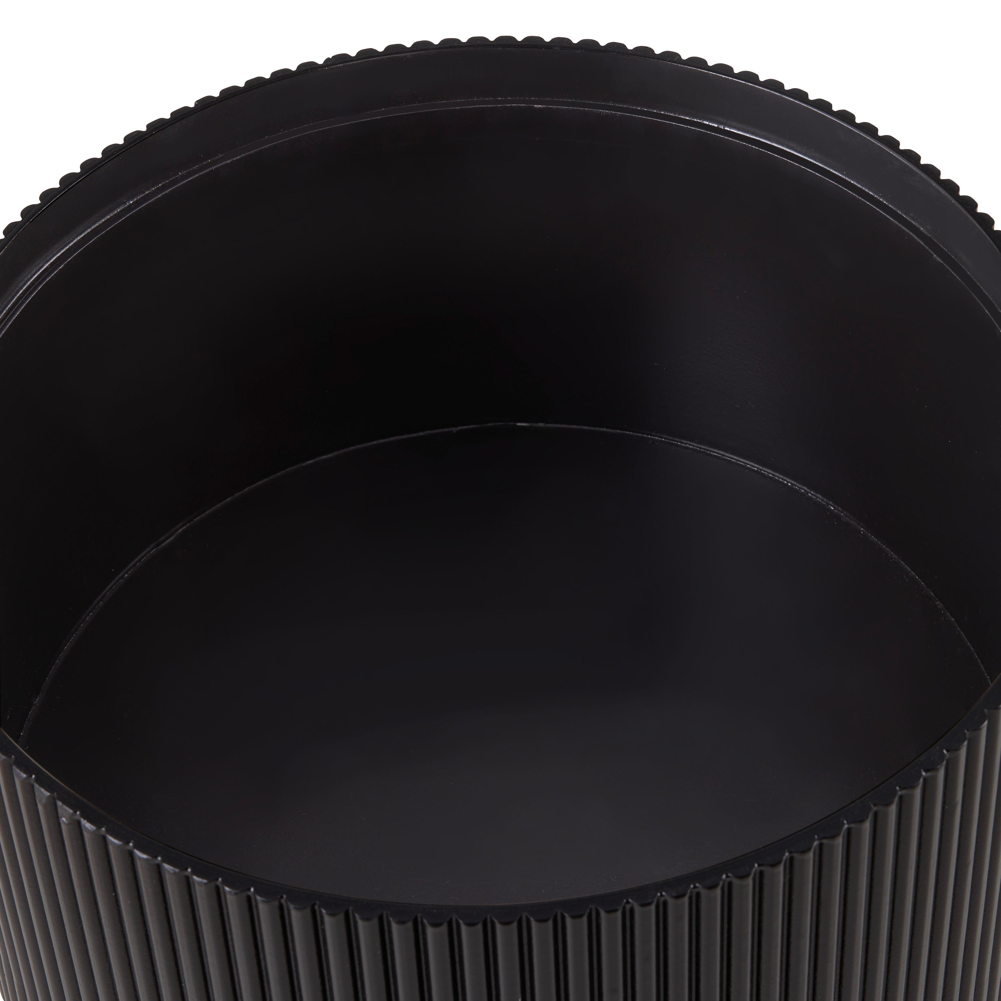 SOFFBORD JOHNNY - svart/naturfärgad, Modern, trämaterial (45/40cm) - Mömax