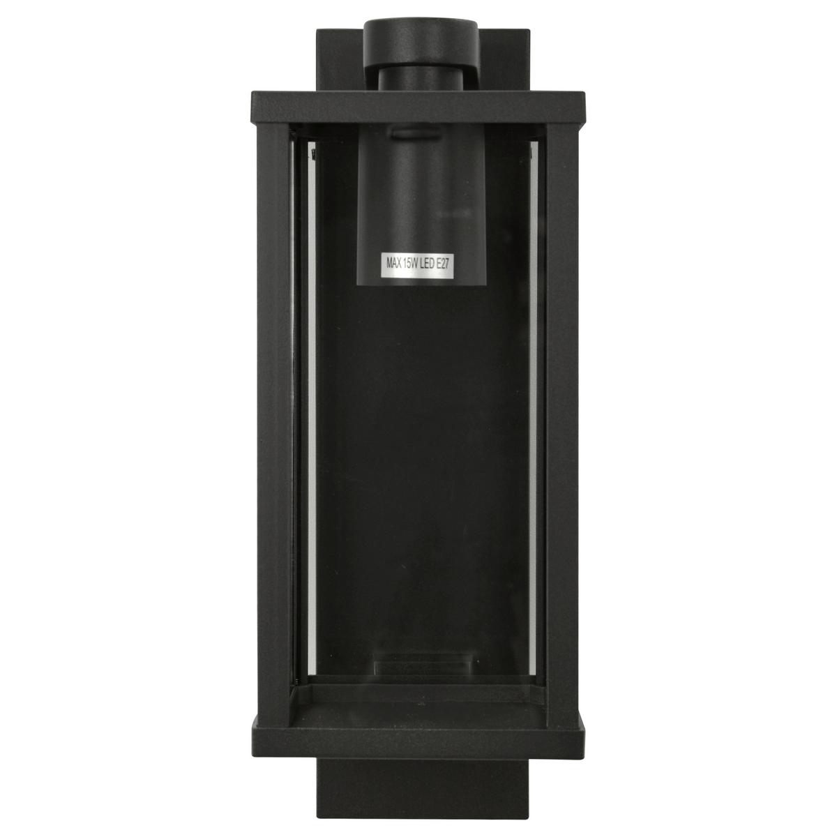 Außenwandleuchte Tara Anthrazit max. 15 Watt - Anthrazit, KONVENTIONELL, Metall (16/33/20cm)