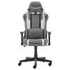GAMINGSTOL PRINCE -EXKLUSIV- - vit/grå, Modern, textil/plast (70/126/70cm) - Dxracer