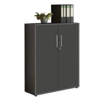 AKTENSCHRANK OFFICE EDITION - Anthrazit, MODERN, Holzwerkstoff (84,4/113,6/33cm) - MID.YOU