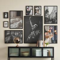 Okvir Za Slike Aluminium - črna, Basics, kovina (64,3/94,6/2.2cm) - Premium Living