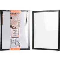 Memotábla Chalk - Üveg/fa (30/40cm)