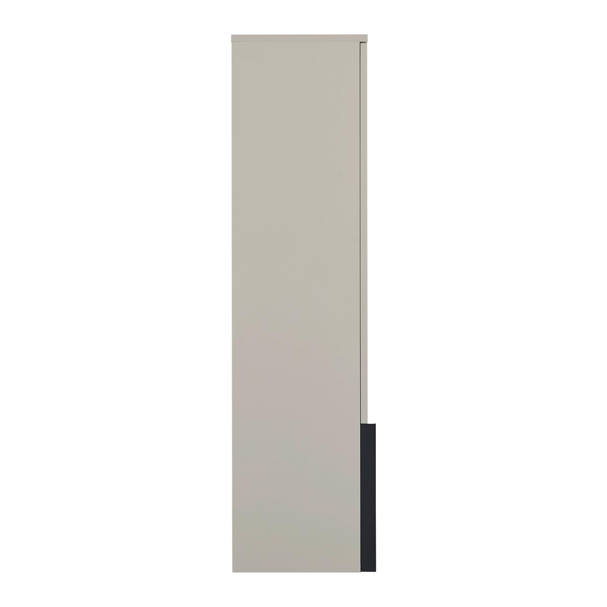 Hängeelement GW-Fresno in Kaschmir - Kaschmir/Schwarz, Modern, Holzwerkstoff/Metall (40/119/30cm) - Premium Living