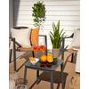 SIDOBORD TRÄDGÅRD SYDNEY - mörkgrå, Modern, metall/plast (42/42/40cm) - Mömax