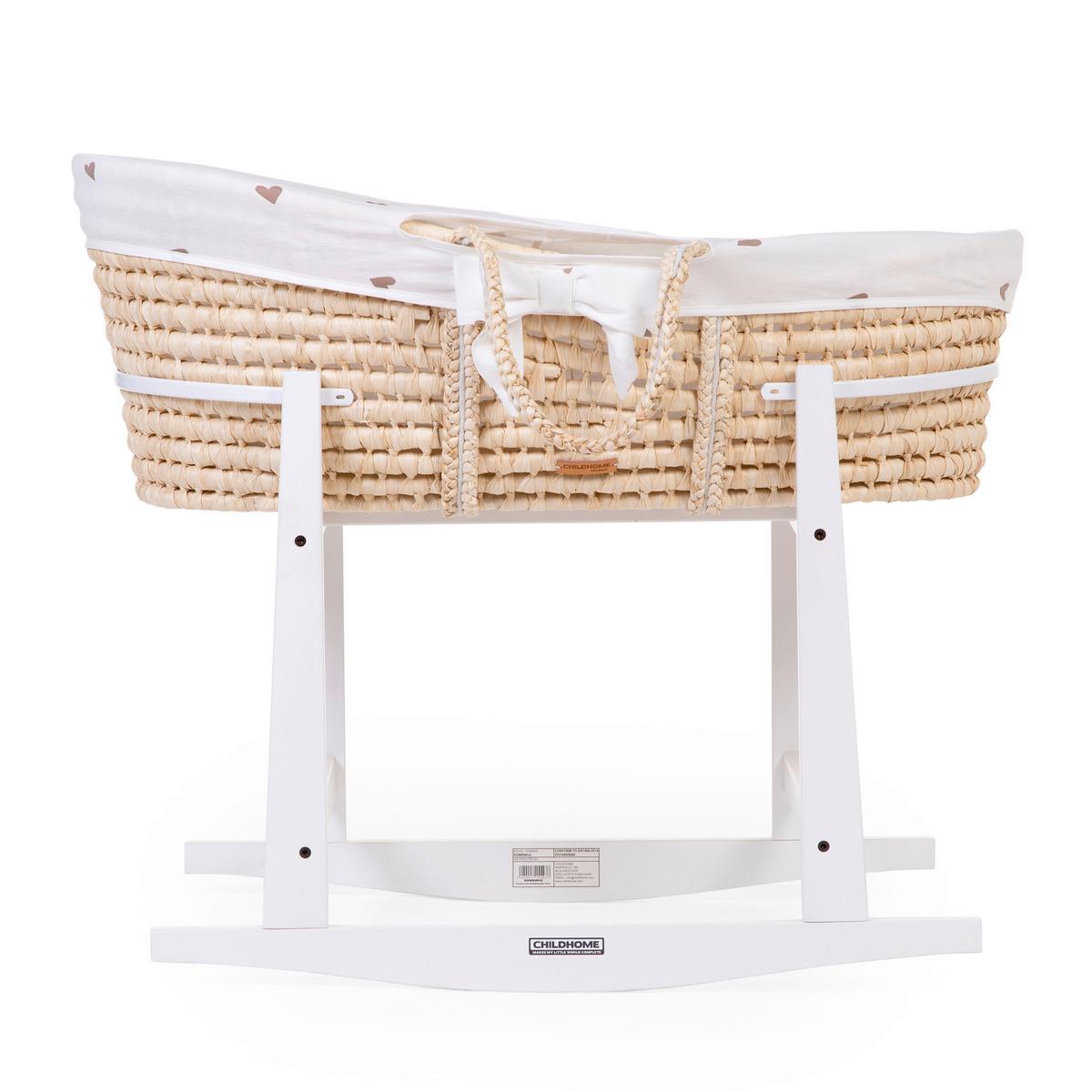 STELAŻ DO KOŁYSKI RSMBWH2 SCHAUKELGESTELL WIEGE - biały, Konventionell, materiał drewnopochodny (85/46/54cm) - Childhome