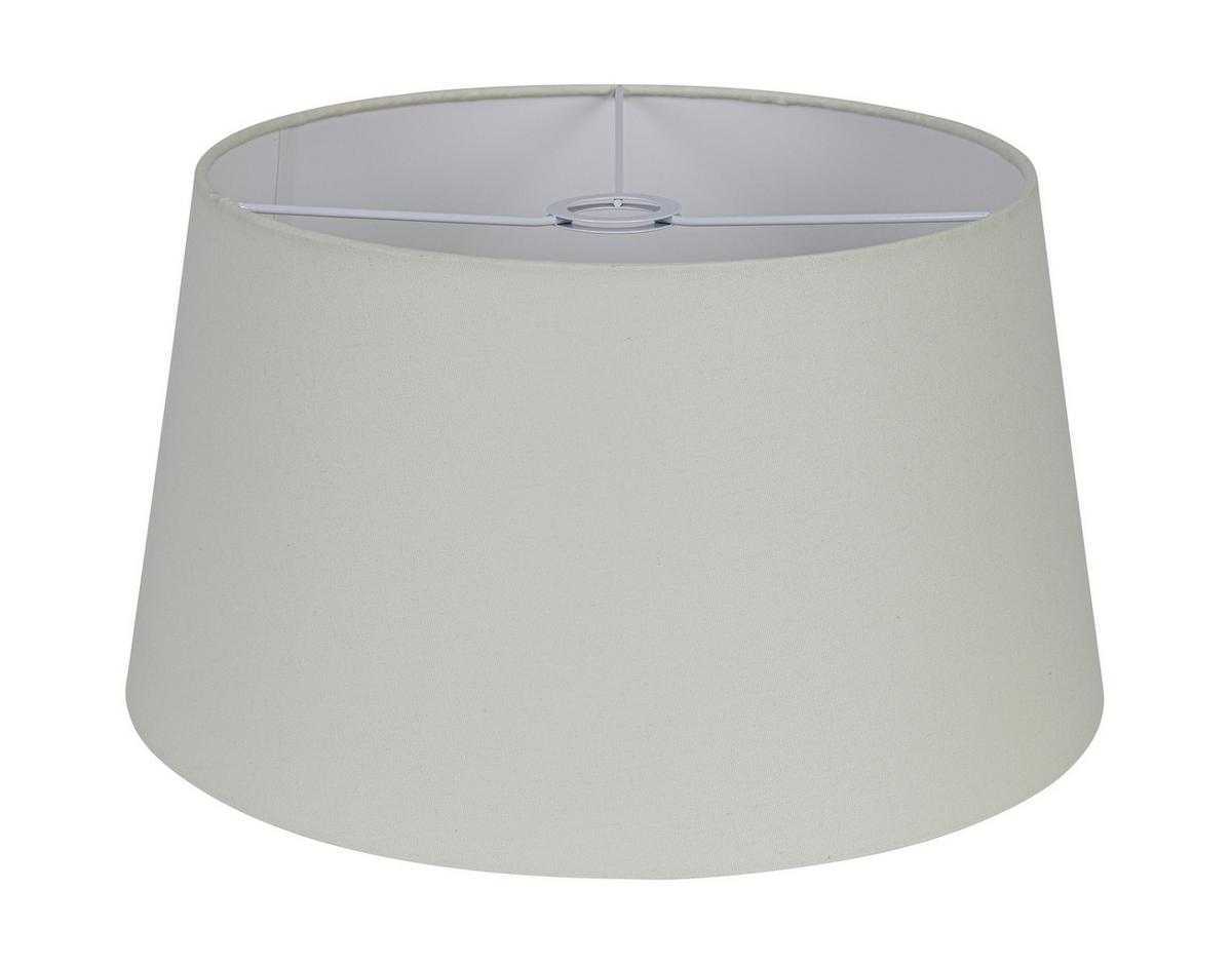 Abajur Holger - alb/nisipiu, Modern, metal/textil (45/45/24cm) - Mömax