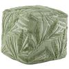 Pouf Tamara in Grün - Grün, LIFESTYLE, Textil (45/45/45cm) - Zandiara