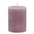 Stumpenkerze Lia In Mauve - Violett, MODERN (6,8/9cm) - MÖMAX modern living