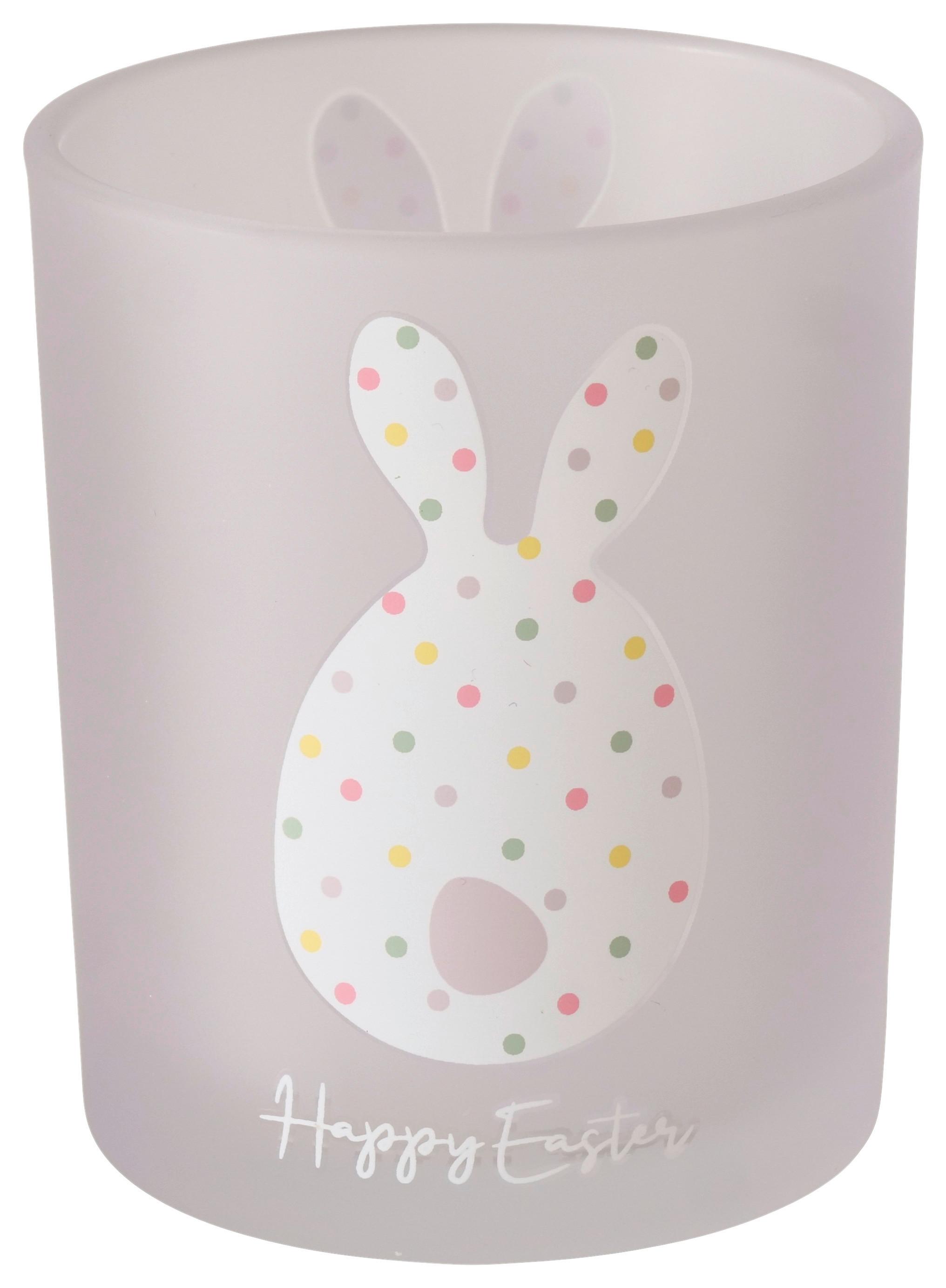 Teelichthalter Eggard I Lila - Lila, Basics, Glas (7/8,4cm) - Mömax