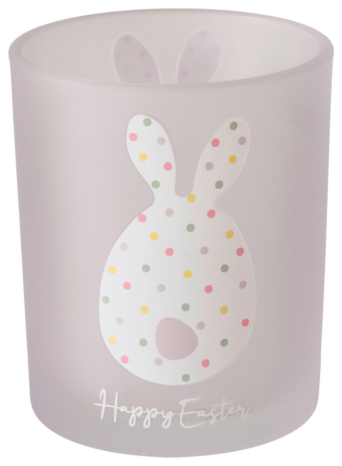 Teelichthalter Eggard I Lila - Lila, Basics, Glas (7/8,4cm) - Mömax