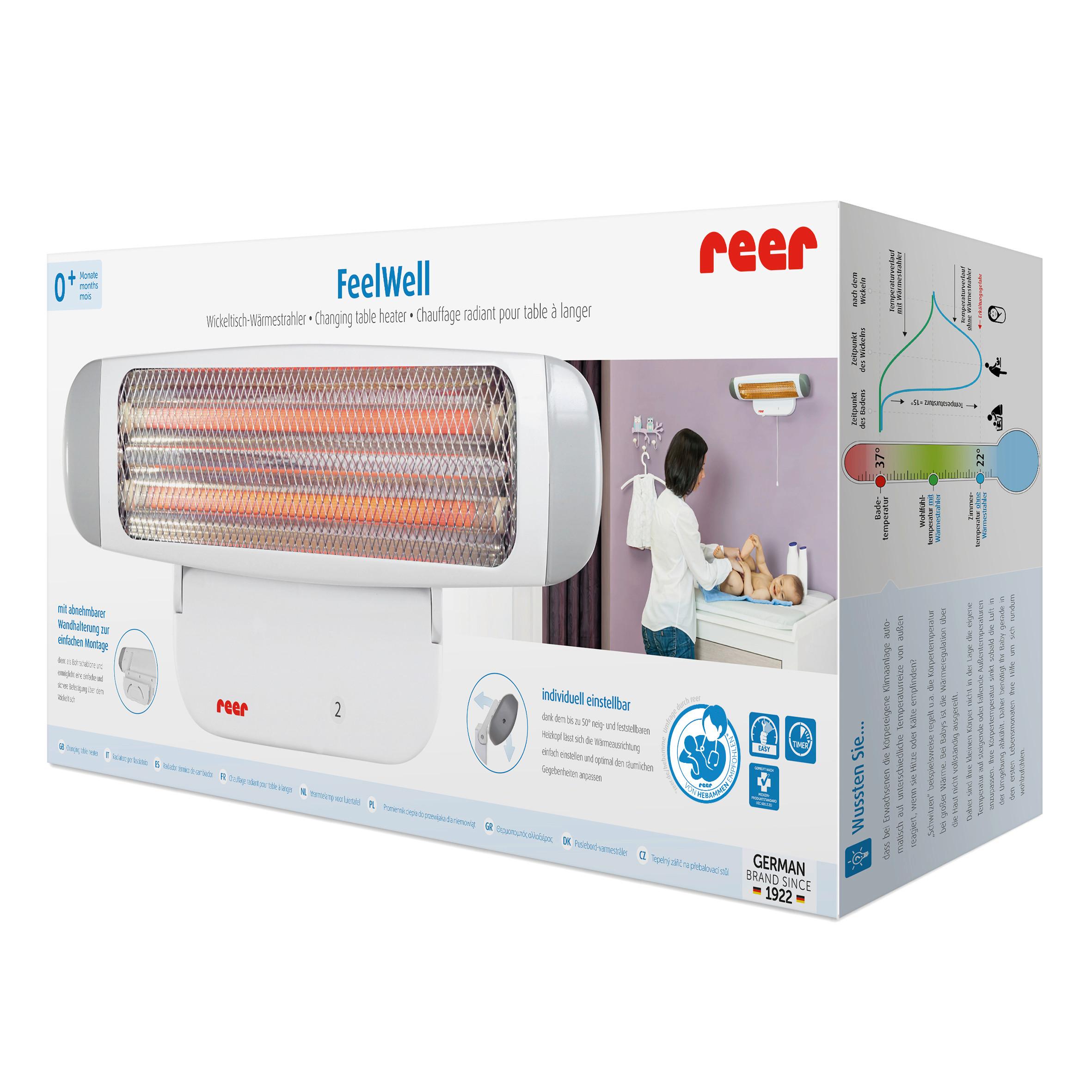 PROMIENNIK CIEPŁA 1926 - Basics, tworzywo sztuczne/metal (52/14cm) - Reer